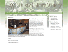 Tablet Screenshot of dustycellarswinery.com